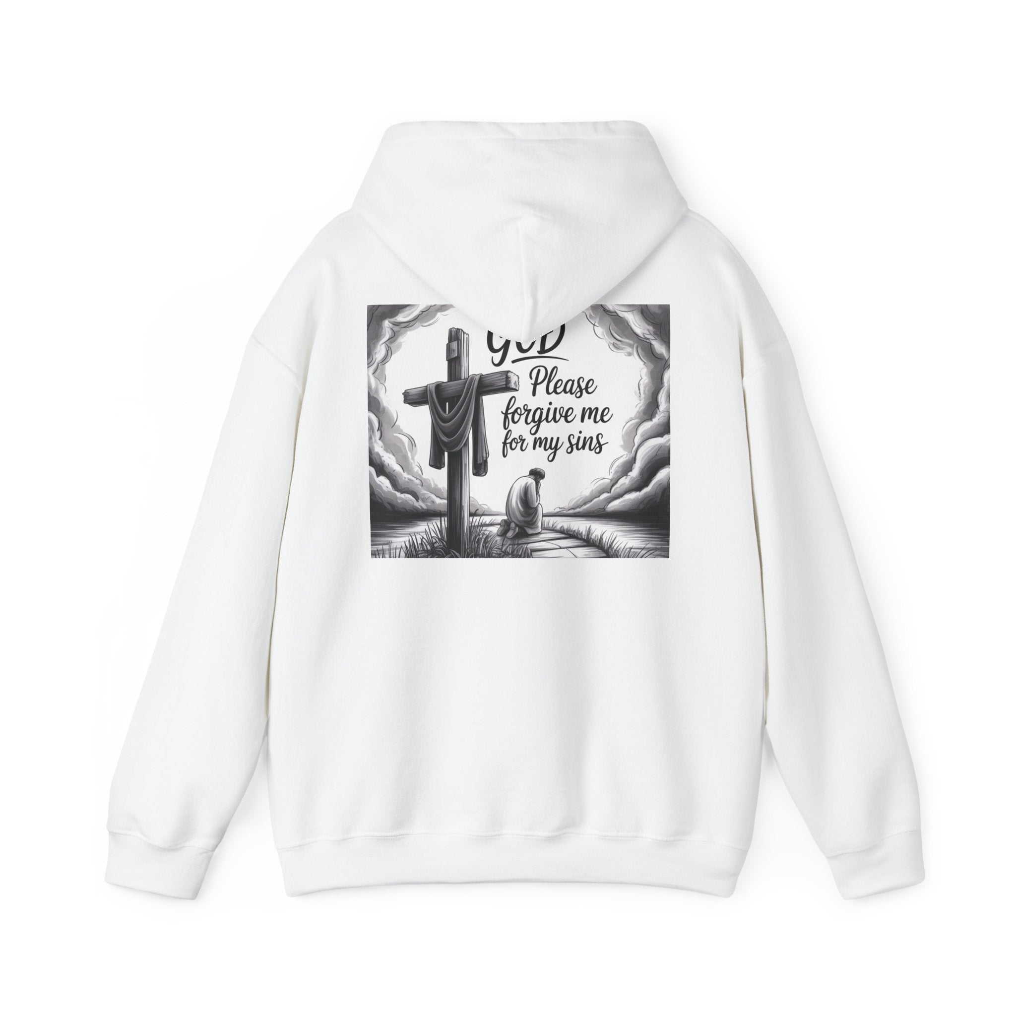 Please Forgive Me For My Sins hoodie | Jesus on Cross religious sweatshirt