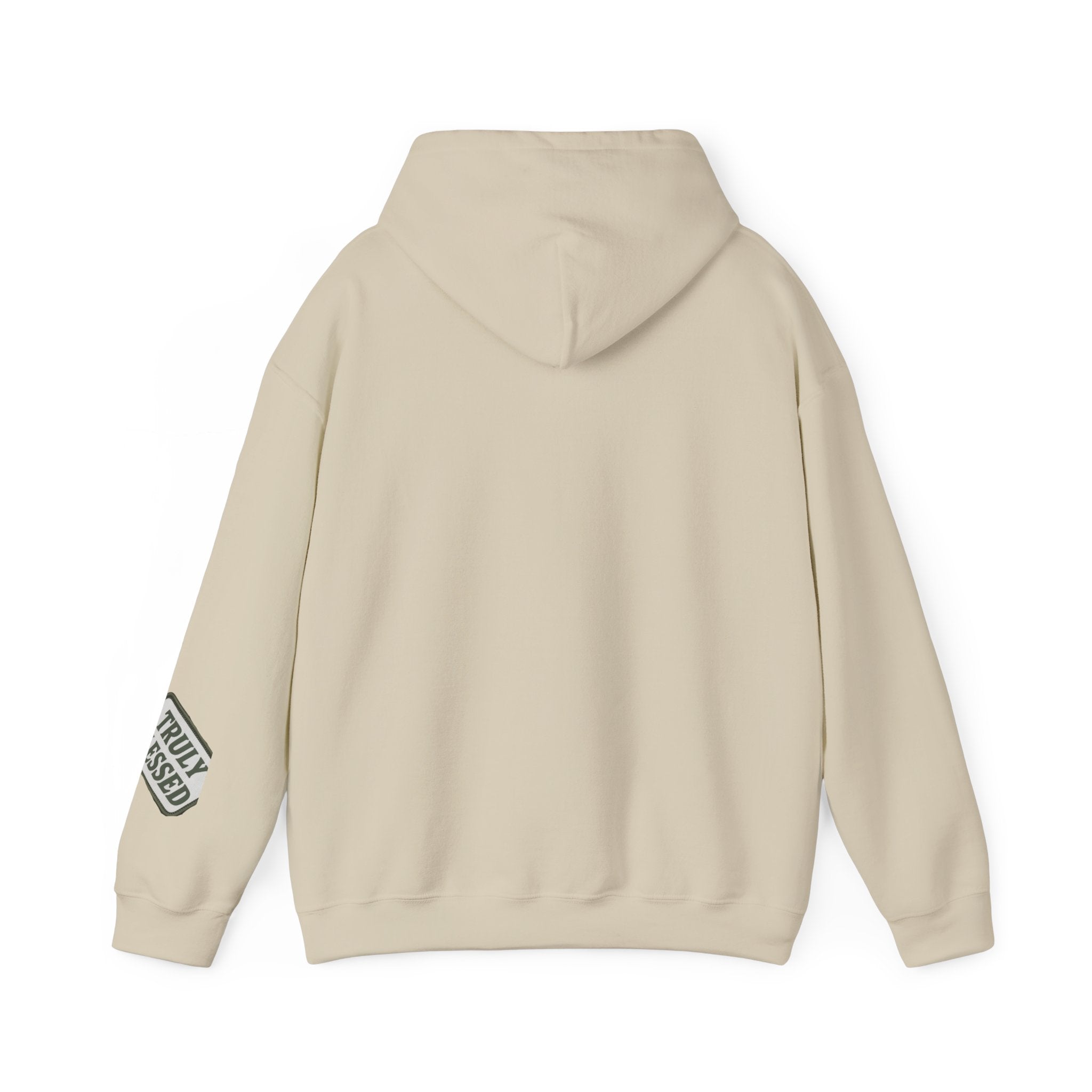 Truly Blessed Camo Hoodie — 'Truly Blessed' Military Camo Graphic Hooded Sweatshirt