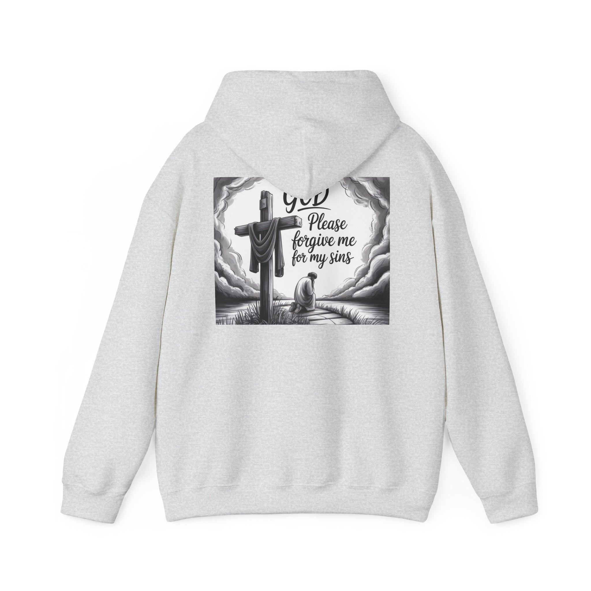 Please Forgive Me For My Sins hoodie | Jesus on Cross religious sweatshirt