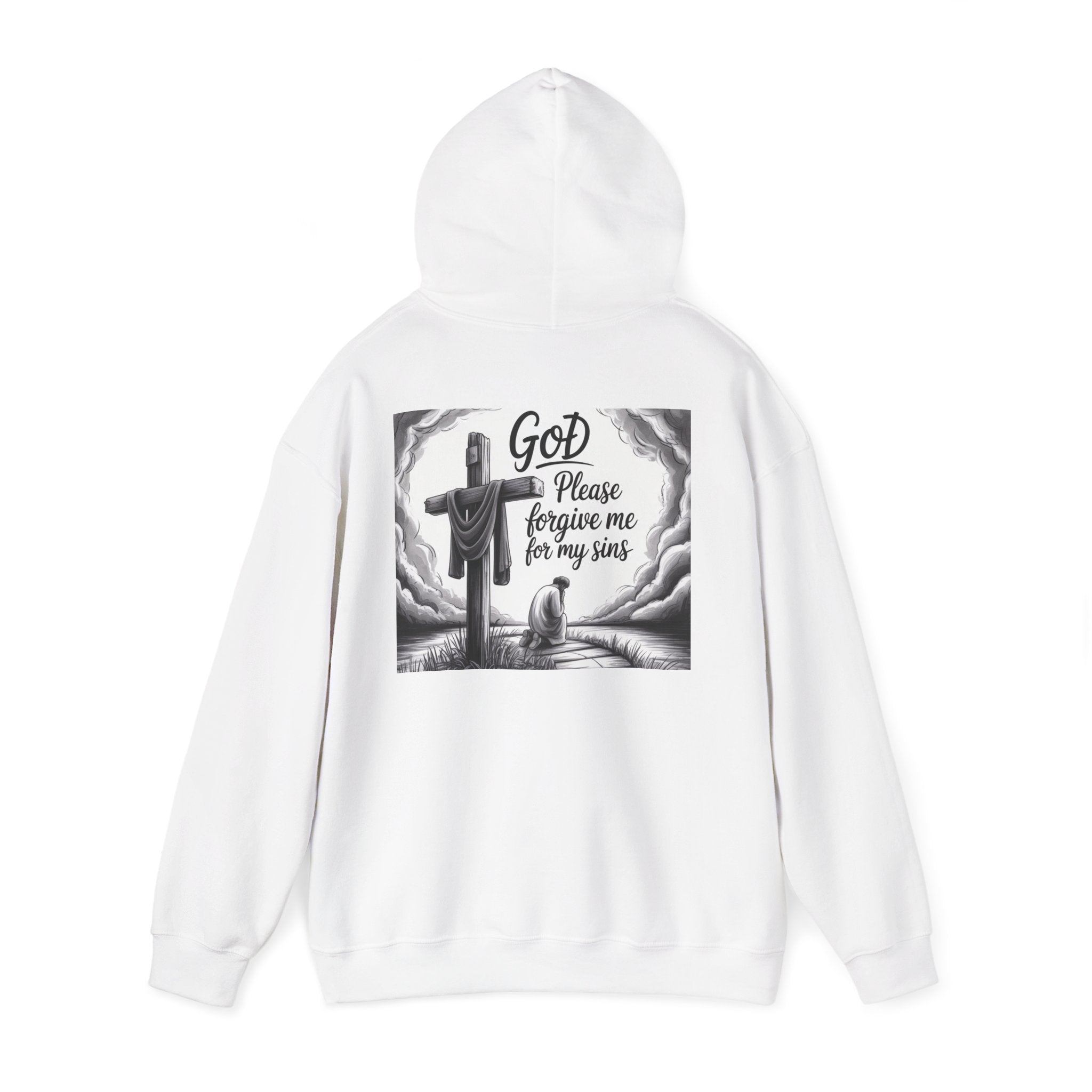 Please Forgive Me For My Sins hoodie | Jesus on Cross religious sweatshirt