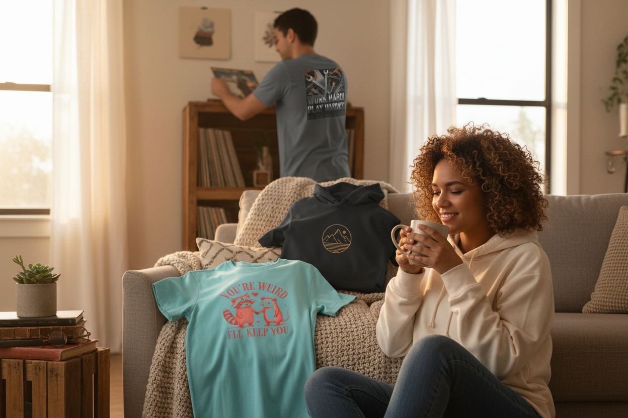 Everyday apparel lifestyle image